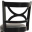 Tabouret de bar pivotant Ava, bois massif, similicuir