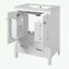 Meuble-lavabo avec lavabo intégré, 2 portes et 1 tiroir-209898142