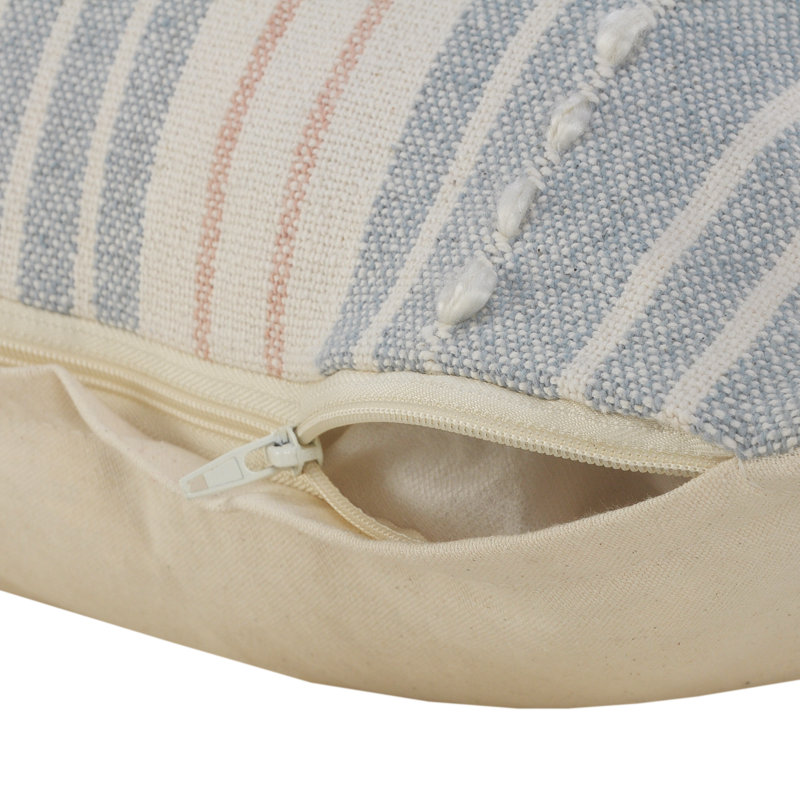 Rajani Home Sophiia Striped Cotton Throw Pillow
