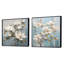 «Magnolias» bleu et doré - ensemble de 2 collages carrés magnolia-1211854810-1211854811