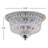 Kowalewski 3 - Light 13.2" Chrome/Crystal Flush Mount