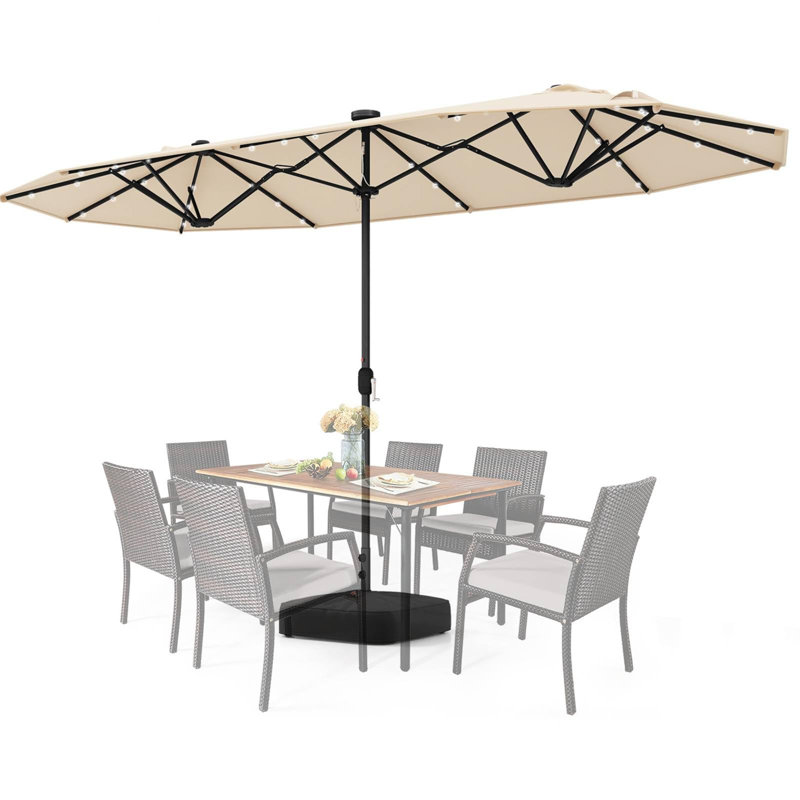 Borgeson Tilt Balcony Parasol