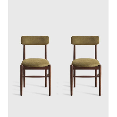 Chaise de salle à manger avec dossier rembourré français