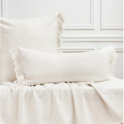 Keta Rectangular Cotton Pillow Cover & Insert