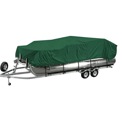 Pontoon Boat Cover Waterproof Heavy Duty Fit 17Ft To 20Ft Long & Beam Up To 102"0