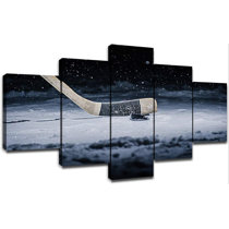 Enchanted Lake - 5 Piece Wrapped Canvas Set (Set of 5) Latitude Run Size: 42 H x 19 W x 1 D