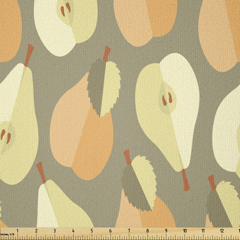 Deiara Botanical Pears and Leaves Multi-Purpose Fabric