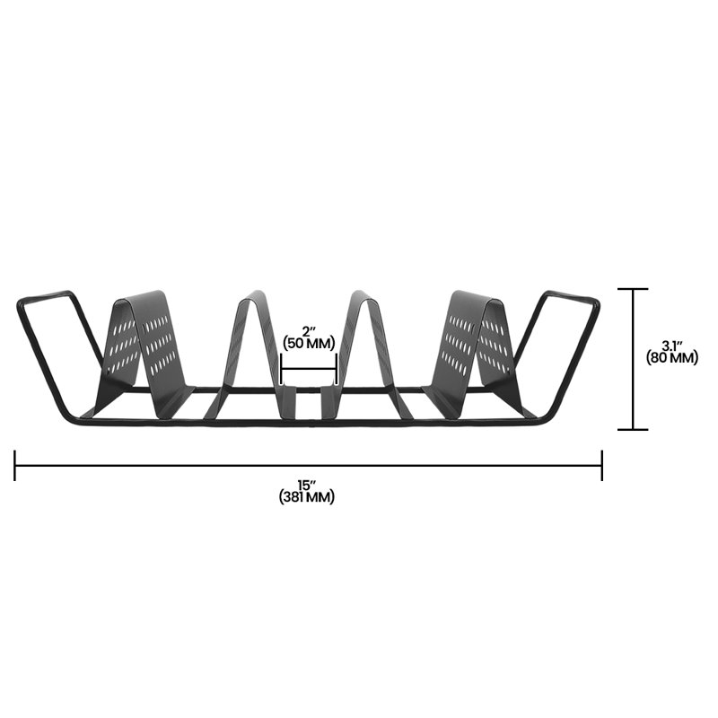 Steel Non-Stick Dishwasher Safe Grill Rack