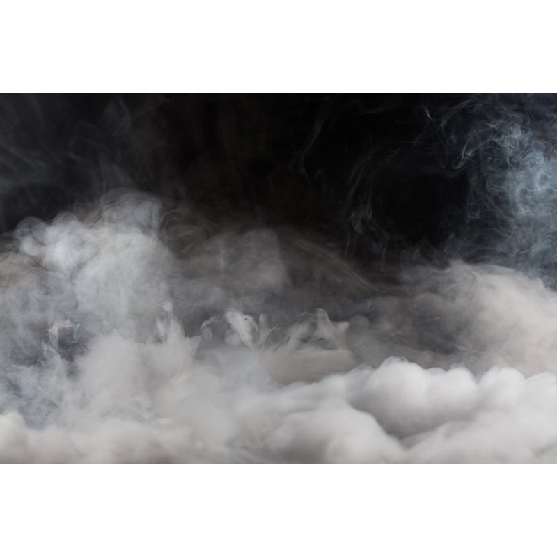 Dense Smoke Background - Wrapped Canvas Print, 30cm H x 46cm W x 3.8cm D
