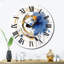 Horloge murale abstraite-93379117