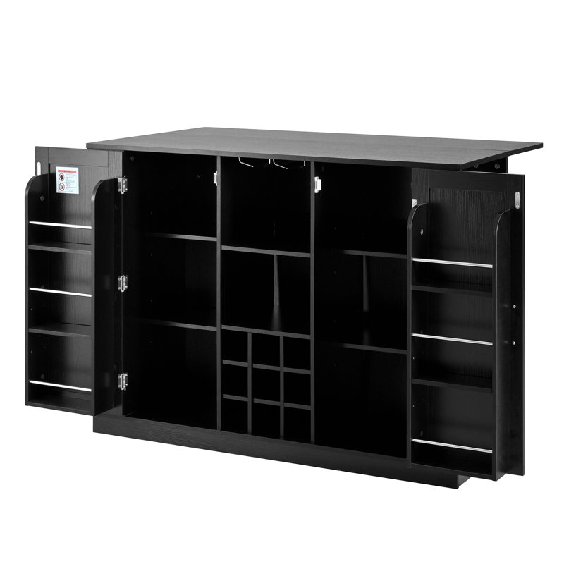 Buffets et buffets extensibles, meuble-bar moderne en MDF pour la salle à manger