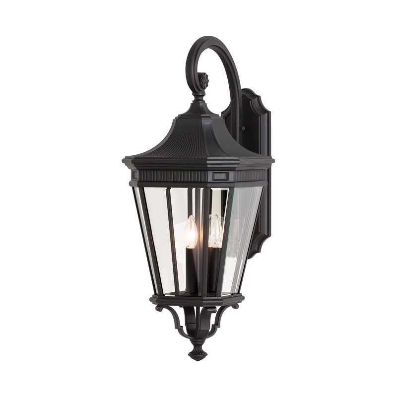 Cotswold Lane Large Lantern from Generation Lighting , Black, Incandescent