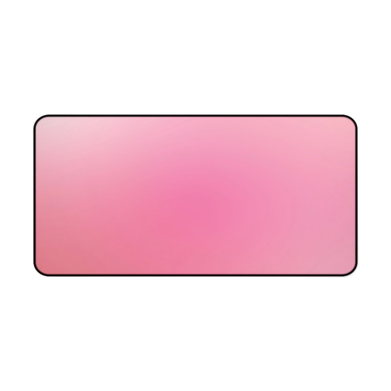 Desk Mat, 31.5" H x 15.5" W x 0.25" D, Soft Pink Gradient