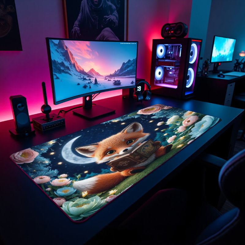 Polyester Desk Pad, 23.6x13.8