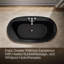 66" x 36" Drop In Undermount Air Cast Iron Bathtub with Heater-1348894897