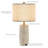  Middlebrooks 22.6" Farmhouse Resin Table Lamp with 3-Way Dimmable Light and USB Port for Living Room, Bedroom and Study-1804300211