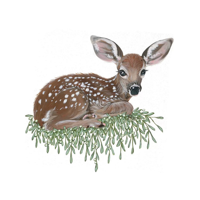 Fawn - Wrapped Canvas Print, 93.98 cm H x 93.98 cm W x 3.175 cm D