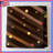 Brown Diagonal Stripes Dots Quilted Bedspread-126175209