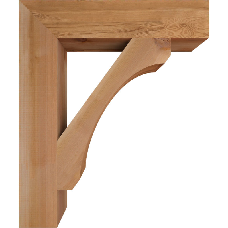 Support en bois rustique Legacy Block, Cèdre rouge, Lisse, H 36 po x l 5,5 po x P 30 po