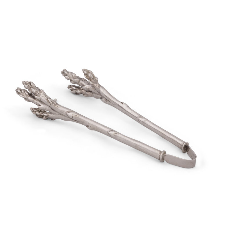 Farmer's Market Pewter Asparagus Tongs