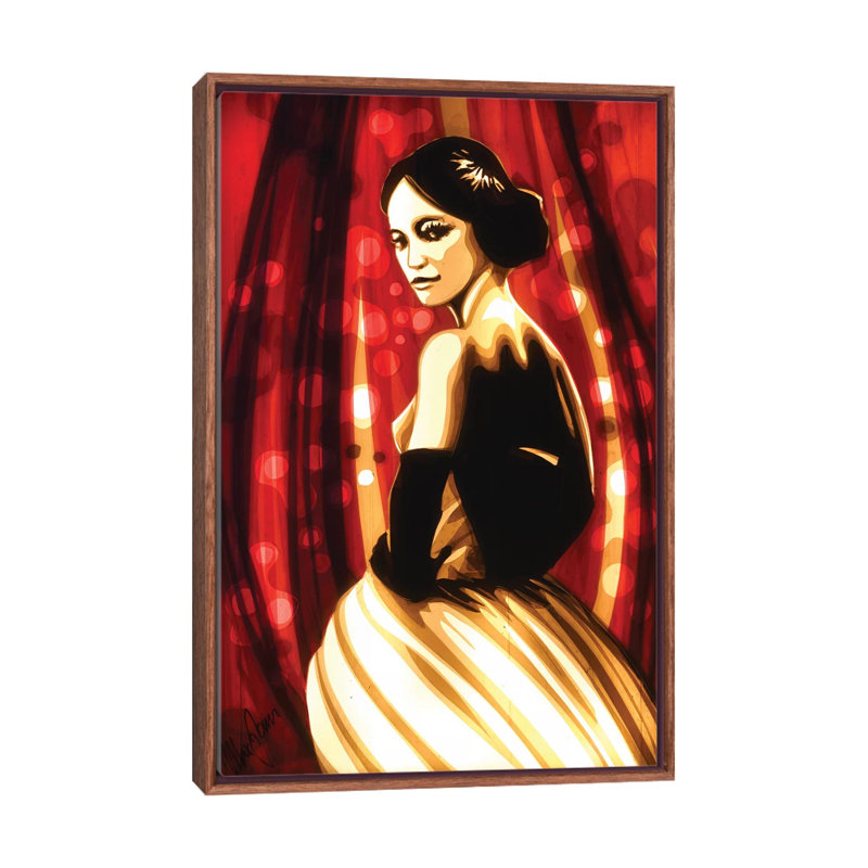 Ready To Dance by Max Zorn - Print on Canvas, Classic Brown Wood Framed, 101.6 cm H x 66.04 cm W