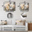 Ensemble de salon mural en métal Beige-589009457