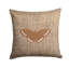 Coussin décoratif intérieur/extérieur moisissure carré en toile jute papillon-22327456-22327457