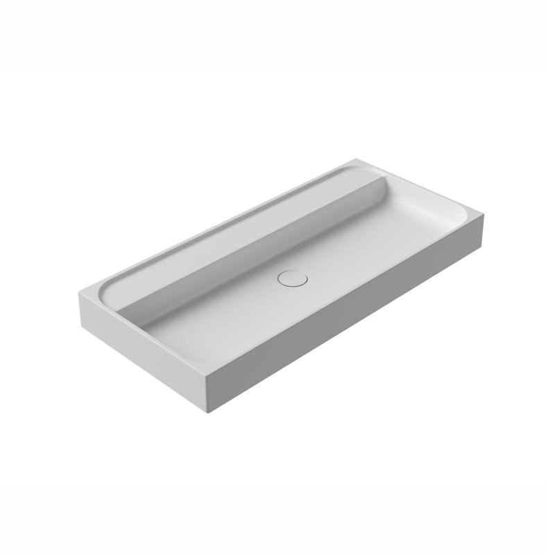 Unit Plus 39.6'' L Bathroom Sink, No Hole