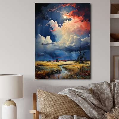 Amenia " Colorful Windswept Drama Storm " Color Photography Print