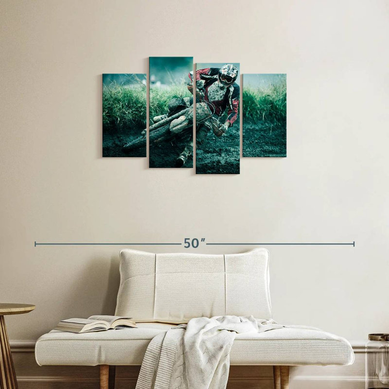 Sireci Drifting Dirt Bike, 22" H x 36" W
