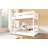 Queen Over Queen Bunk Bed With Storage Shelves And USB Ports-1216488243