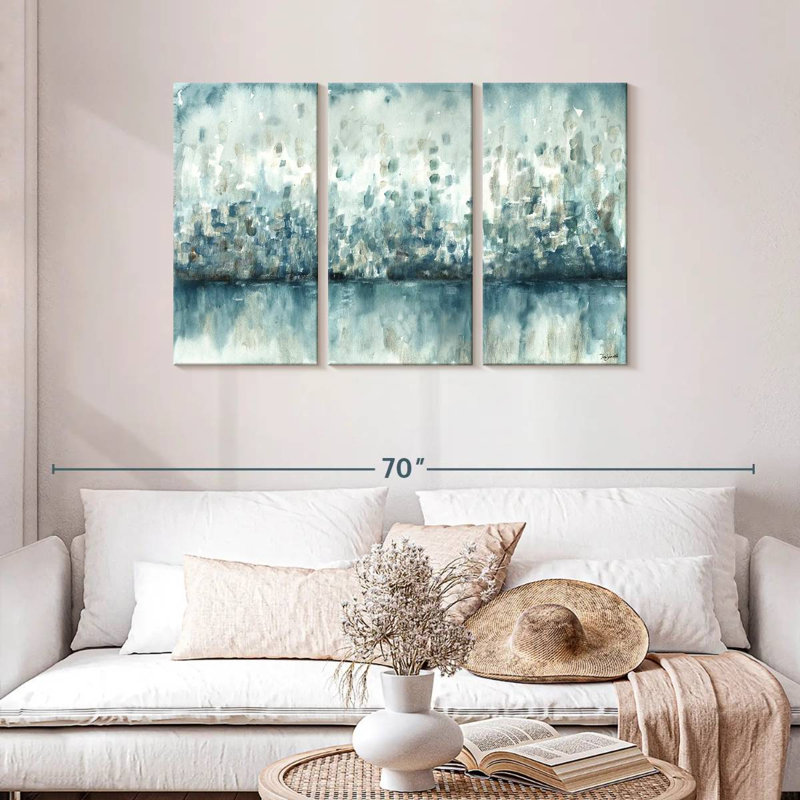 Avery Lakeside Abstract, 28" H x 45" W