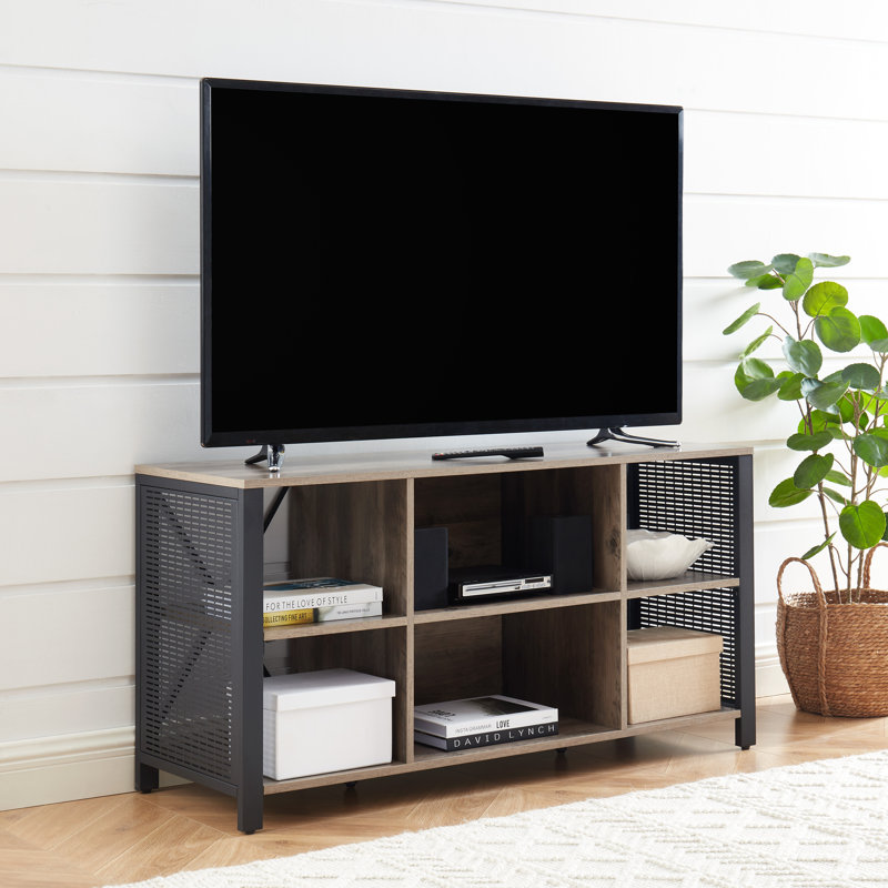 Meuble télé pour téléviseur de 55 po ou moins, Noyer gris
