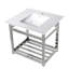 Lavabo de salle de bain console en céramique avec trop-plein-49610550-49619310