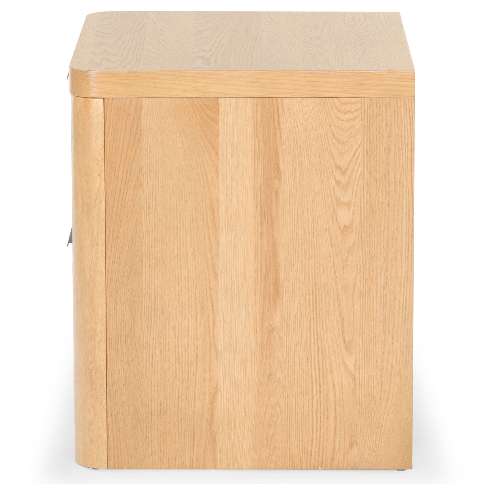 Altus 2 Drawer Wood Nightstand, Natural