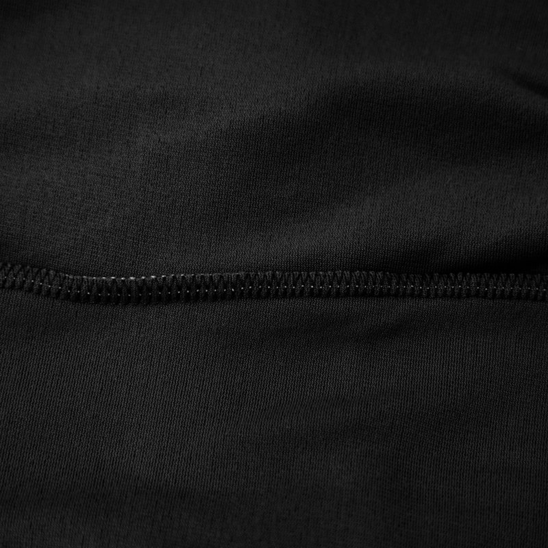 Housse pour fauteuil à coussins en T, Mélange de polyester noir