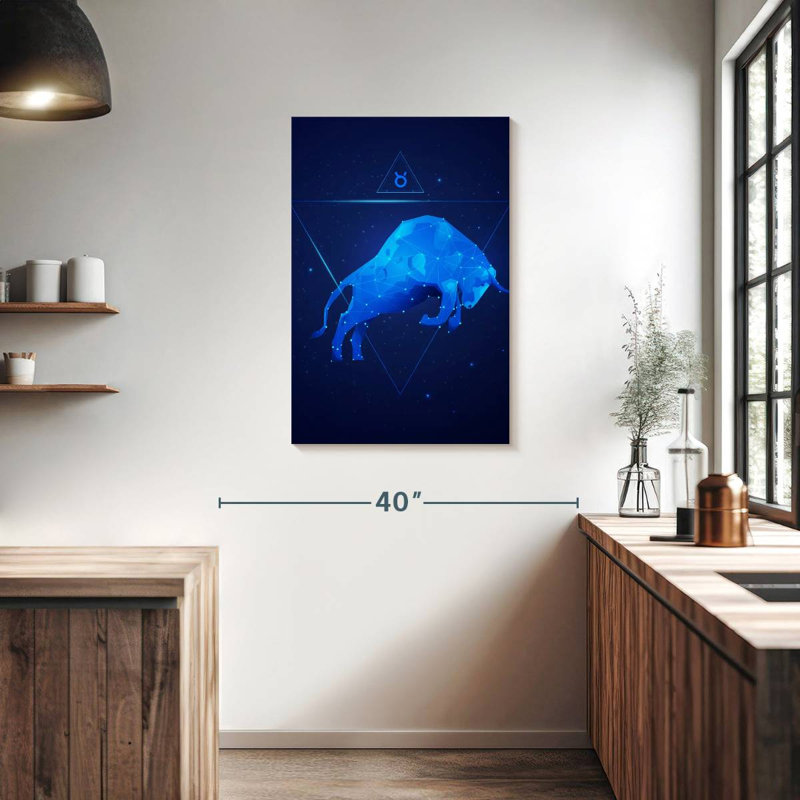 Adella Geometric Taurus, 36" H x 24" W