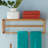 Larock Wood Accent Shelf with Towel Bar