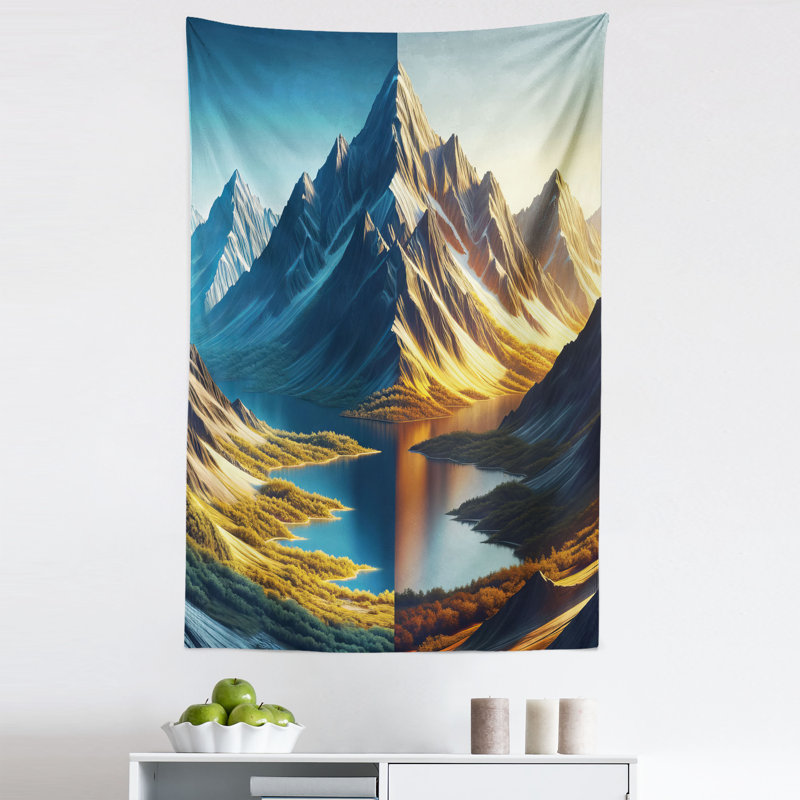 Tapisserie en microfibre, H 30 po x l 45 po
