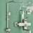 Complete Shower System with Rough in-Valve