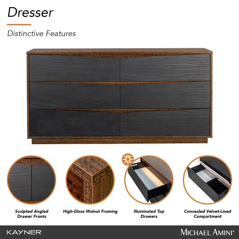 Kayner Dresser - Charcoal