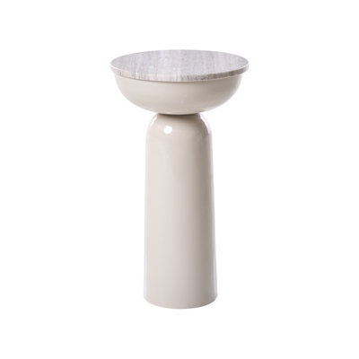 Pedestal End Table