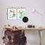 «Macarana Abstract Hues», ensemble de 2 giclées encadrées, design par Gemma Bardot-434131482-434131485
