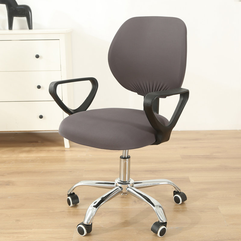 Housse pour tabouret à coussins carrés / rectangulaires, 100% polyester brun