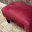 Calla 40cm Wide Velvet Rectangle Ottoman with Storage, Hand-Finished, Stylish Footstool for Living Room or Bedroom-36297227