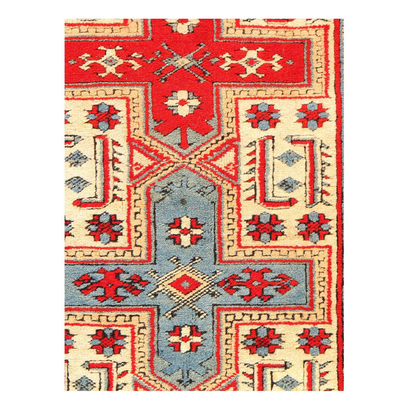 Isabelline Multi Colour Fine Hand Knotted Vintage Turkish Rug 2'6'' X 4'2''