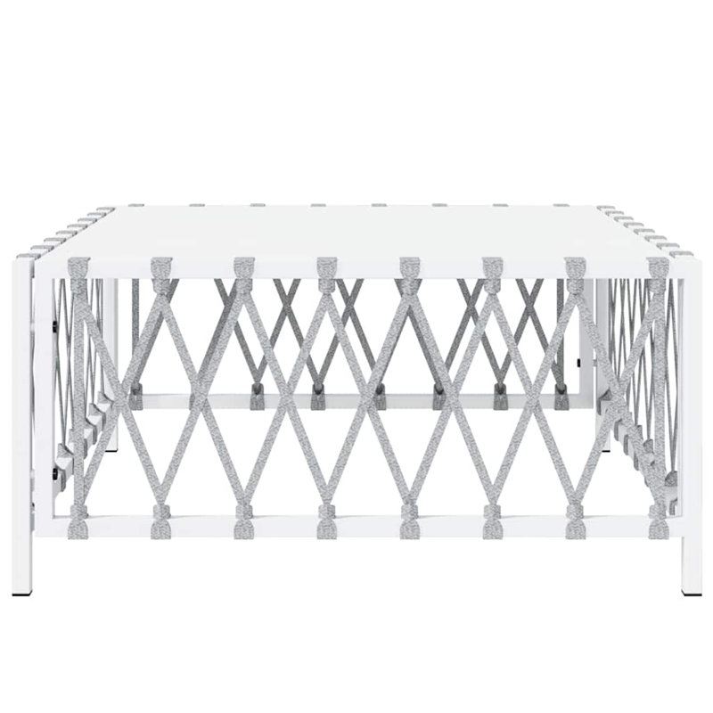 Frame End Table, White