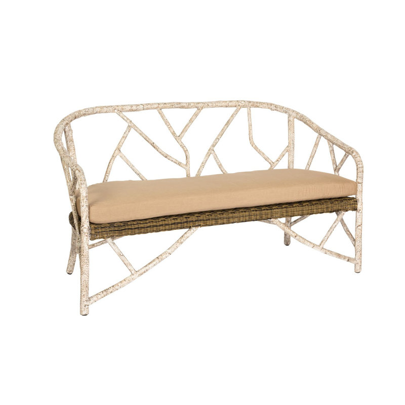 Woodard Faux Bois Love Seat