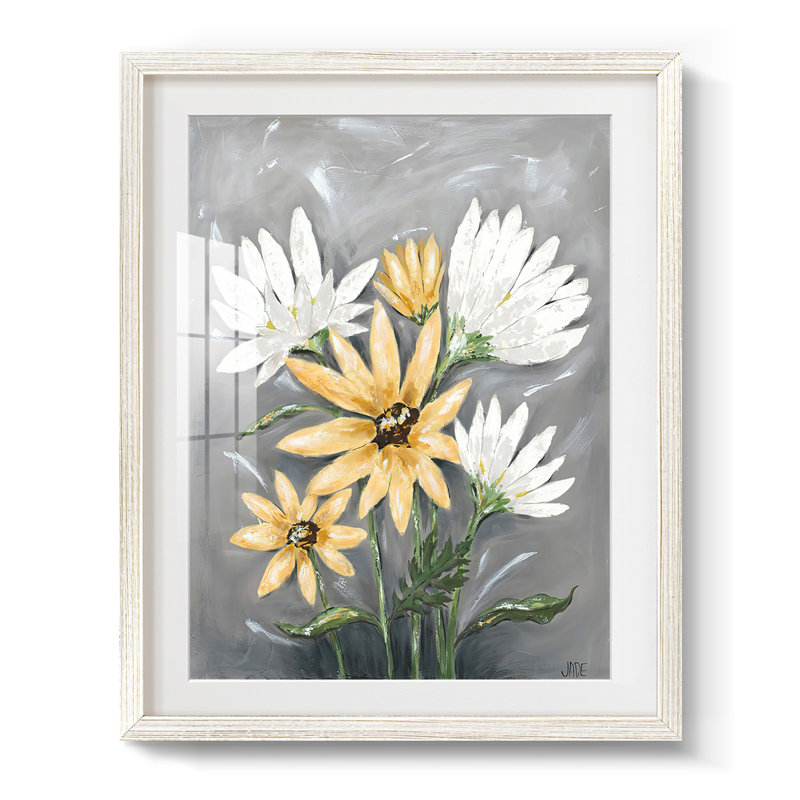 Elementary Abstract II -Gallery Wrapped Canvas, 19.5" H x 16.5" W, White