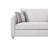 Loveseat In Sand Fabric - 2 Down Pillows
